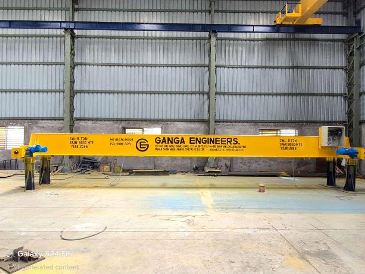 Single girder EOT crane project